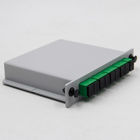 FTTH  8 Way Fiber Optic Splitter LGX BOX Inserting Card Excellent Environmental Stability