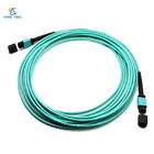 5G FTTH MPO To MPO Optical Fiber Patch Cord OM3/OM4 Low Loss LSZH 1m/3m/5m Customized