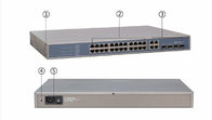 Reverse Fast Fiber Optic POE Switch 16 Port + 2 Gigabit SFP Combo And 2 RJ45 Uplink