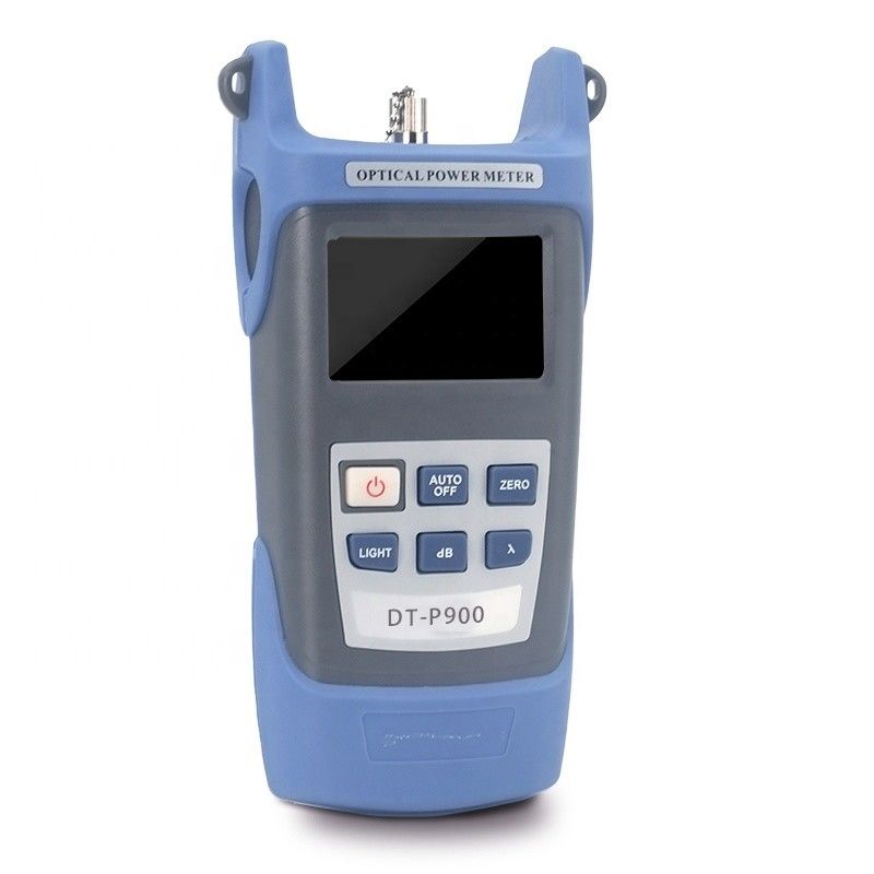 Handheld Fiber Optic Tester Power Meter Testing Fiber Optic Cable Blue