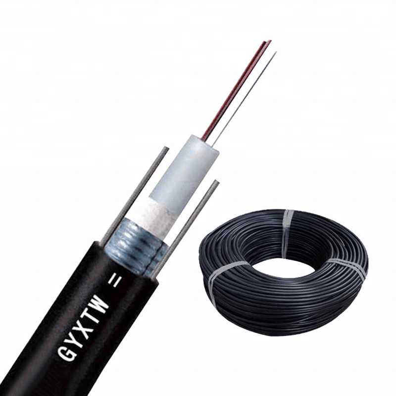 GYXTW 2 Core Outdoor Armored Cable Single Mode Crush Resistance Easy  Installation