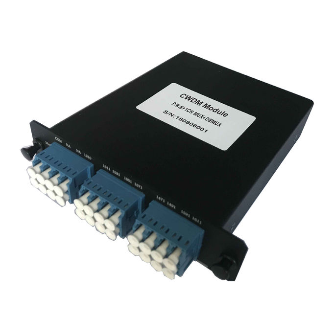 8 16 Channels CWDM Mux Demux LGX BOX Coarse Wavelength Division Multiplexer / Demultiplexer