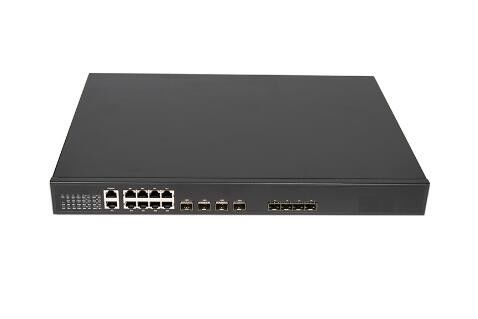 Network EPON GPON Olt  8 * PON Port 4 * 10GE SFP 8GE Ports SNMP( NMS ) Management