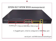 8 PON Ports EPON GPON OLT 1U 8 PORT Gepon Olt 4 - Uplink Ports Rackmount Type