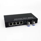 SFP 4 Port Fiber Optic POE Switch 100M  Poe Gigabit Ethernet Switch