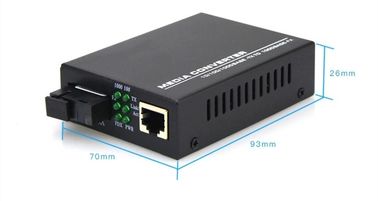 1000M Fast Ethernet Media Converter Single Mode SC Fiber Port  20KM Distance