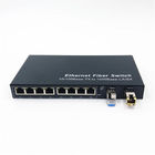 10 Port Fiber Optic POE Switch 8 10/100 mbps RJ45 2 Gigabit Fiber Sfp