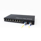 10 Port Fiber Optic POE Switch 8 10/100 mbps RJ45 2 Gigabit Fiber Sfp
