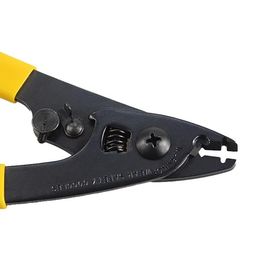 Stainless Steel Fiber Optic Tool Kit Stripper  FTTH Two Hole Miller Plier