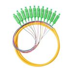 Fiber Optic Patch Cord LC Distribution  Fiber Optic Pigtails Fanout Color Coded