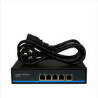 Network Outdoor 8 Port Poe Gigabit Switch 1000M For Cctv Camera Metal Shell