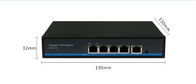 4 Port Sfp 4GE+1GE Fiber Optic POE Switch Reverse Fast Ethernet POE