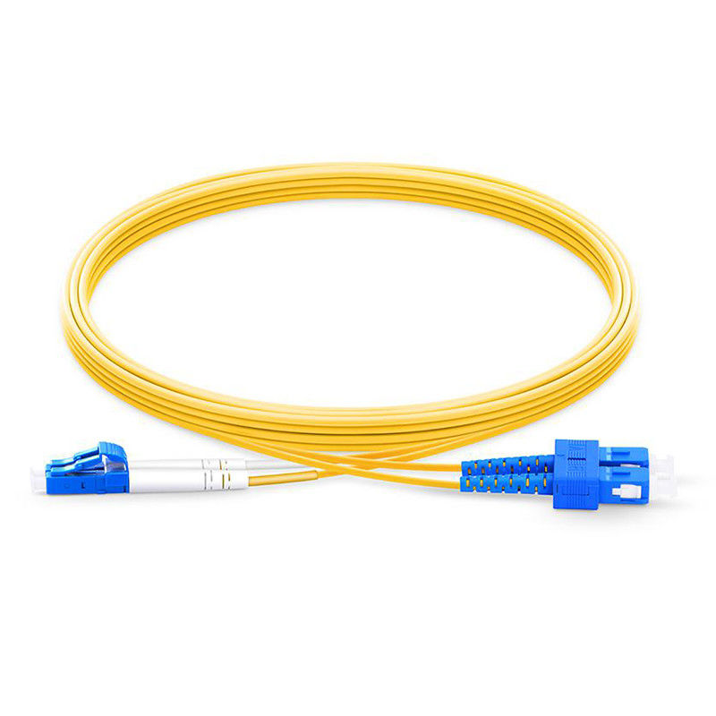 Compact Simplex Duplex Fiber Optic Patch Cord LC / UPC SC / APC Connector