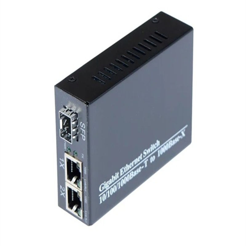 SFP Slot Fast Gigabit Poe Switch 155M Fiber Optic Cable Converter 1 Fiber + 2 RJ45