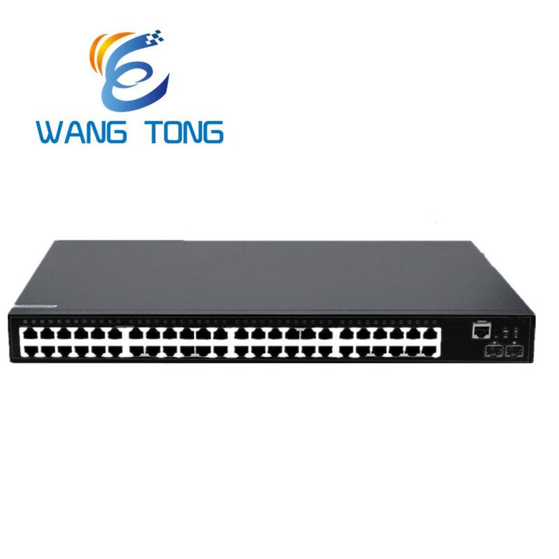 48 Port Ethernet Network Switch GE TP +2SFP+ 10G Web Smart SNMP Combo CLI Telnet Console NMS
