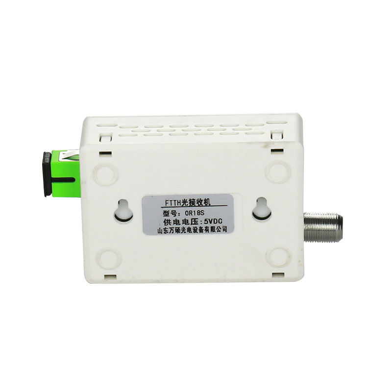 220V Ftth Catv Optical Receiver OR18  Fiber Optic To RF Converter AGC
